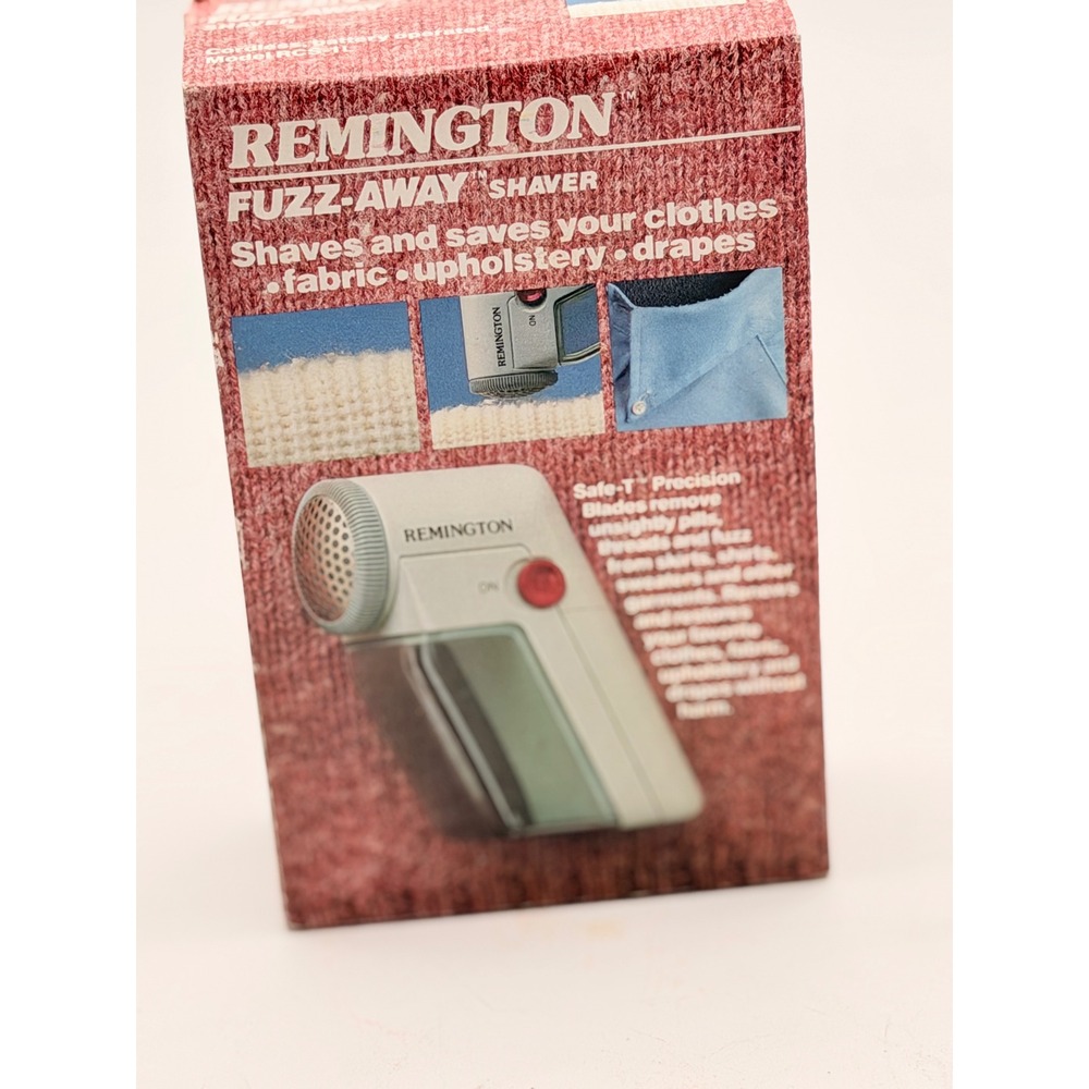 Remington Fuzz-Away Shaver RCS-1L Vintage Cordless Battery Fabric Lint Remover